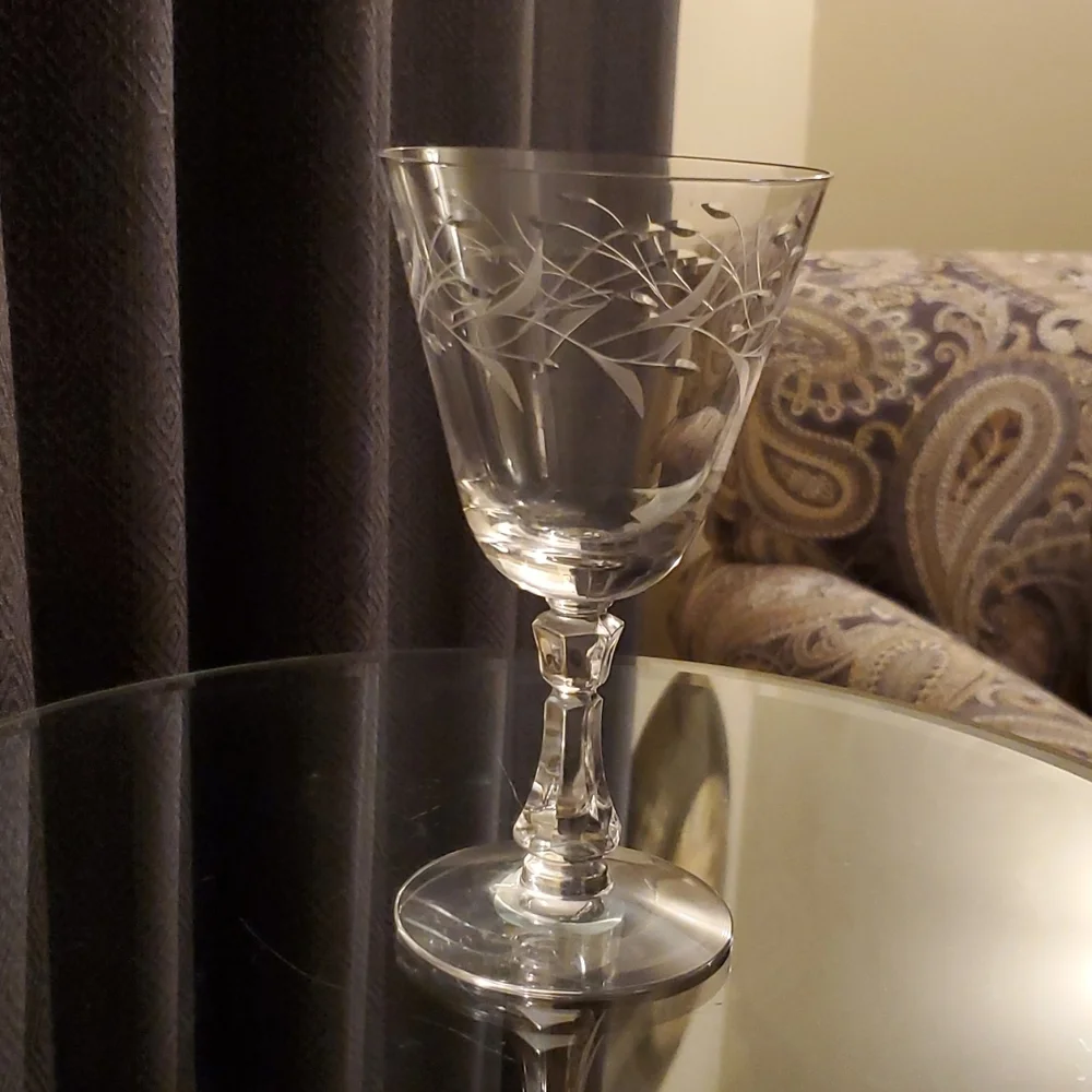 Fostoria Bridal Wreath Water Goblet